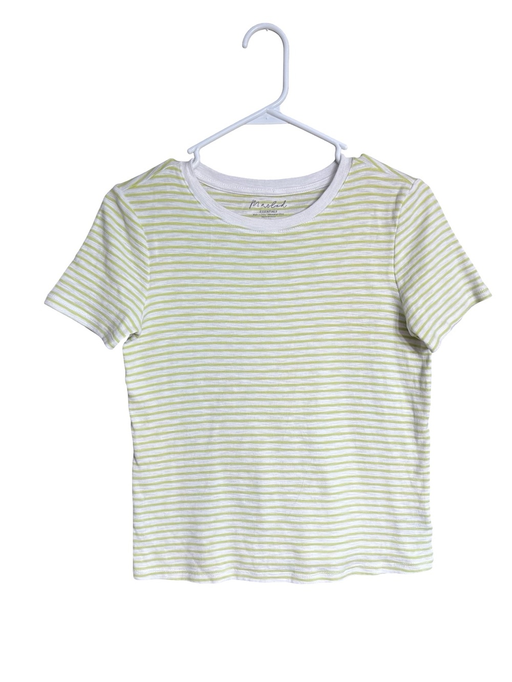 Marled women’s striped tee